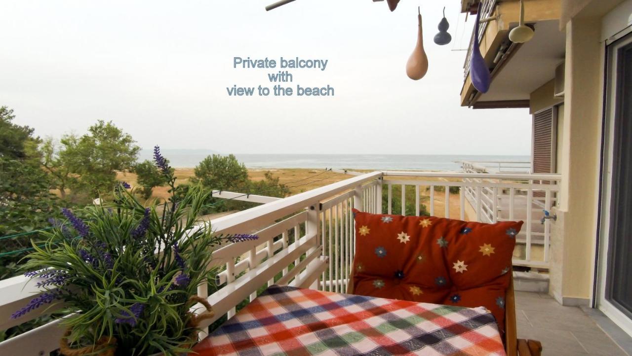 Medusa Beach Apartment, Asproválta Ngoại thất bức ảnh